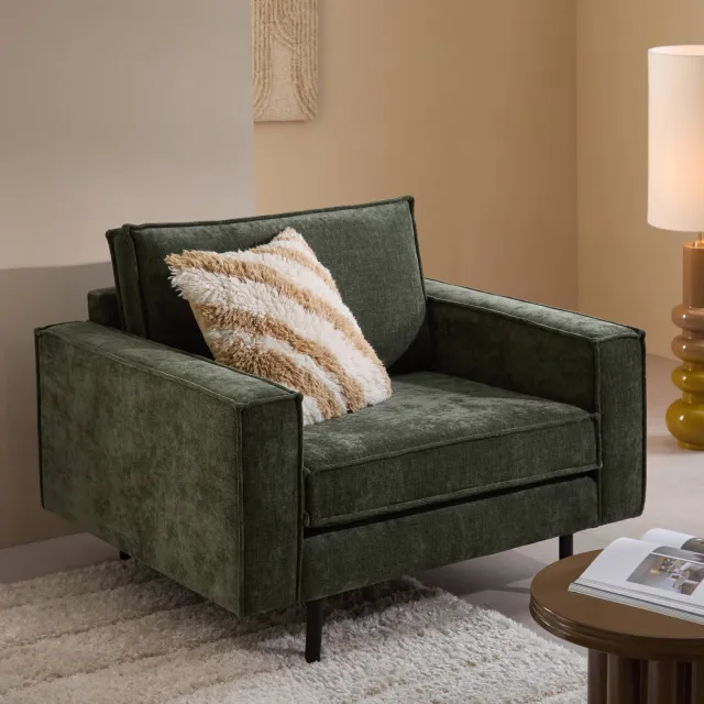 NOUS Living Lexington fauteuil groen, foto 2