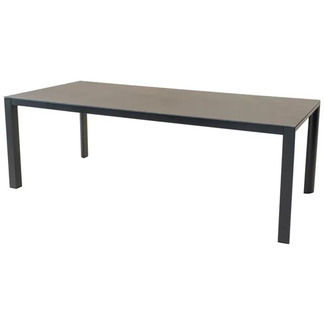 LES Geneva eettafel 220x100 cm - antraciet