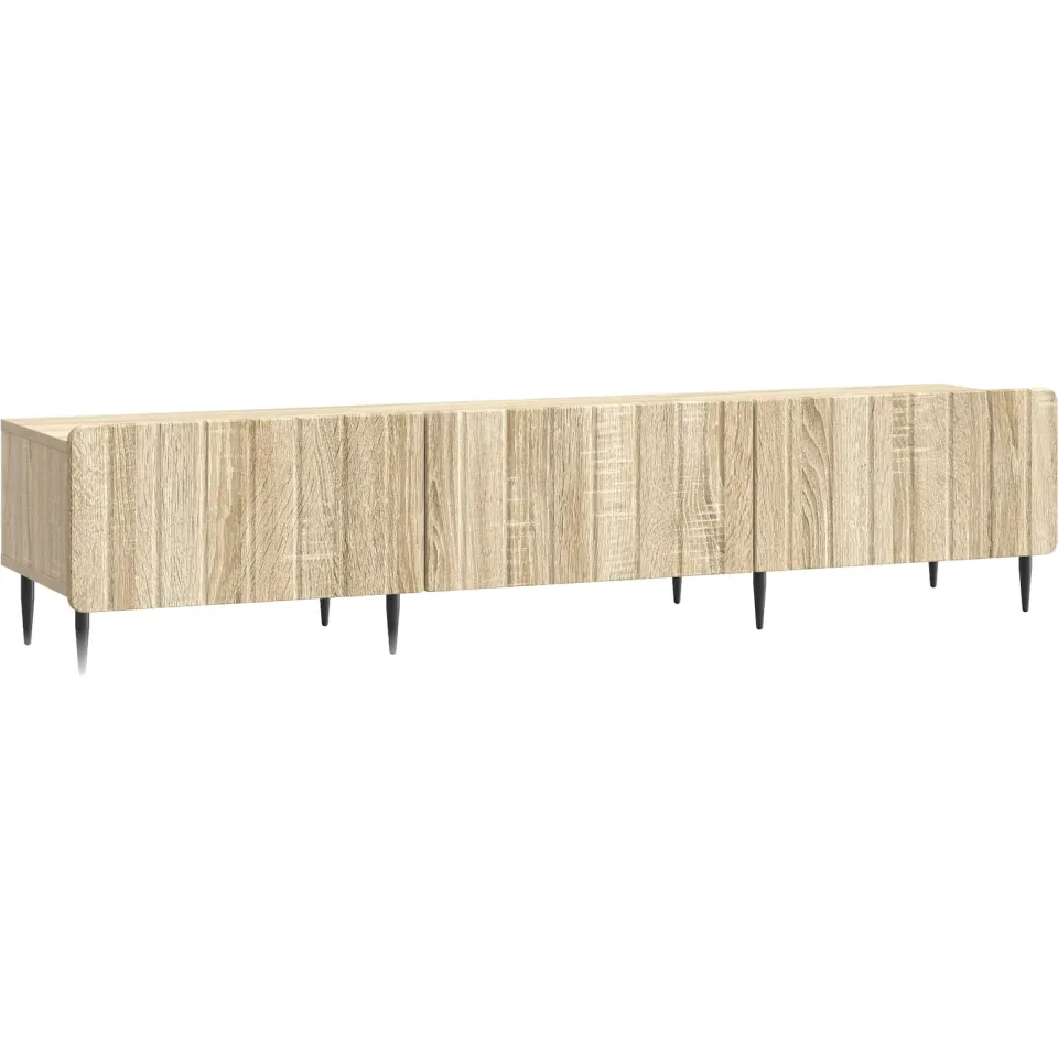 vidaXL TV-kast 147 x 34,5 x 32 cm Sonoma Eiken Bewerkt hout, foto 3