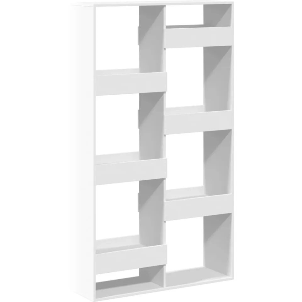 vidaXL Boekenkast 100x33x175 cm bewerkt hout wit, foto 3