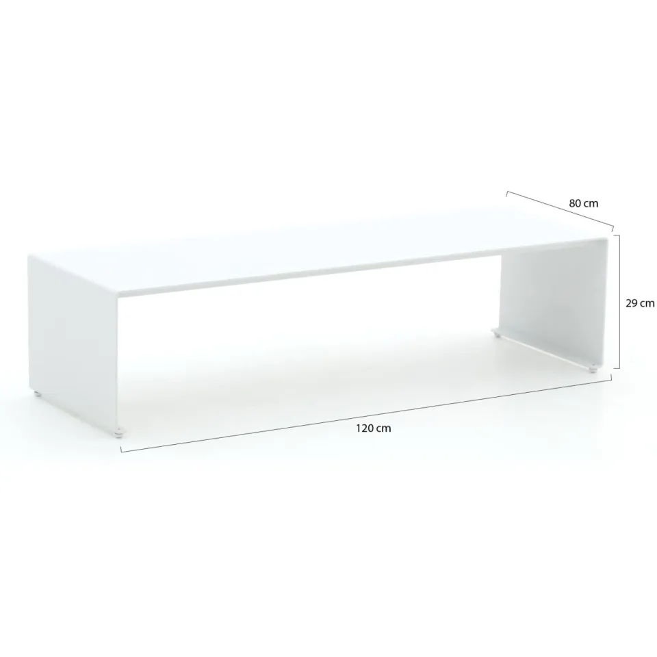 Suns Stockholm toptafel 120x40x28cm wit, foto 2