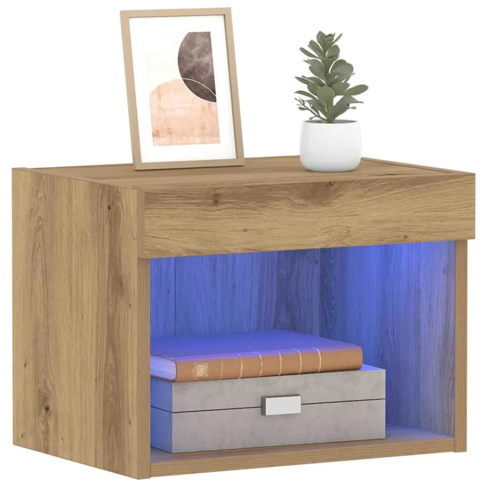 vidaXL Tv-meubelset 2 st Artisan Eiken Bewerkt hout Bruin