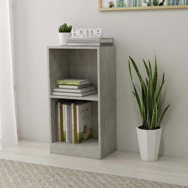 vidaXL Boekenkast 40x24x75 cm bewerkt hout betongrijs grijs, foto 2