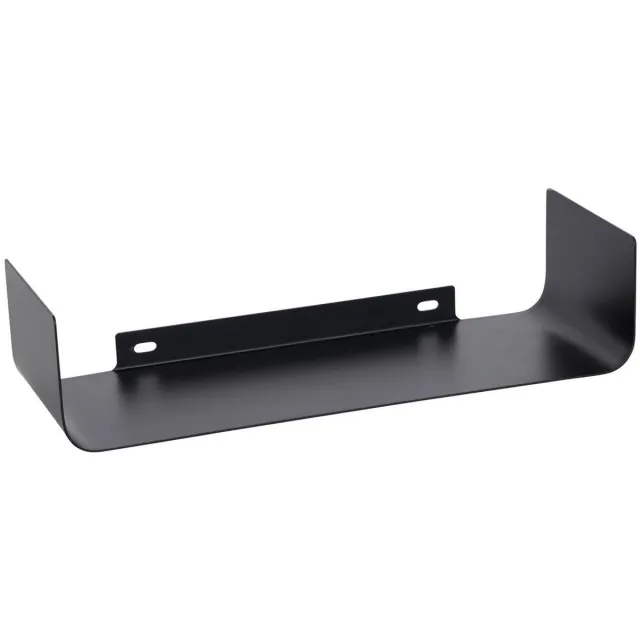 Atmosphera Créateur d'intérieur® Stalen wandplank met randen EMILIO Noir