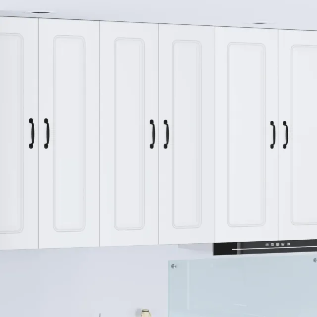 vidaXL Vaatwasserpaneel met 2 deuren KALMAR Wit 60 x 31 x 100 cm