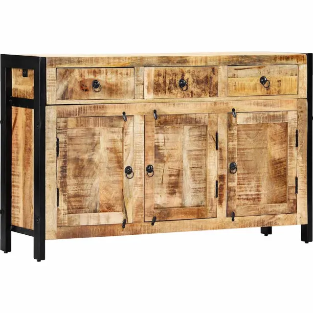 vidaXL Dressoir 120x35x76 cm massief mangohout Bruin