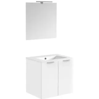 Allibert Badmeubelset Euro Pack 60cm Met 2 Deuren Glanzend Wit