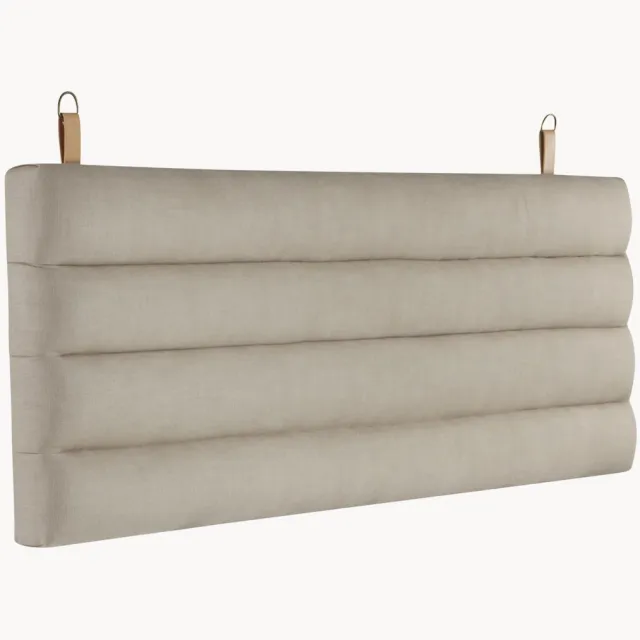 Jotex Gestoffeerd hoofdeinde Amsterdam met wandbevestiging Beige