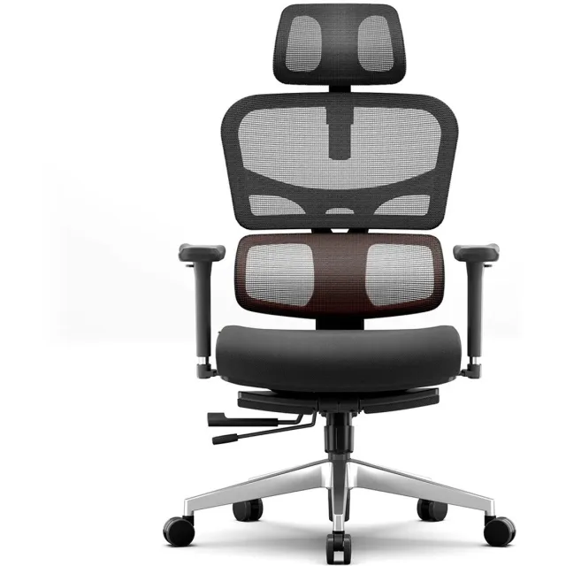 Wentinkmo ergonomische Stoel Wentinkmo Ergonomische Bureaustoel- Computer Stoel - bureaustoel 150 kg zwart met grijs