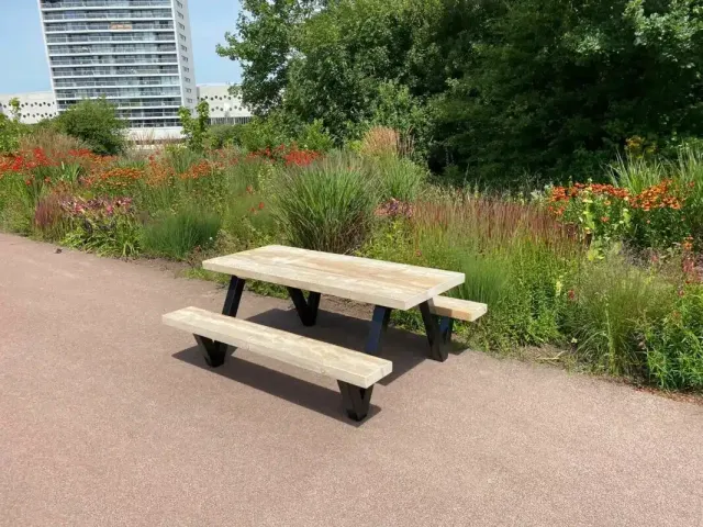 Steigerhouten kinder picknicktafel Bliss