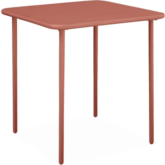 sweeek Tuintafel 2 plaatsen metaal - amélia Terracotta
