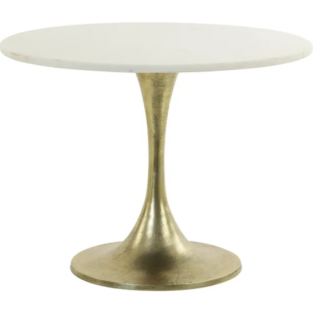 Light & Living Bijzettafel RICKERD - Ø61x41cm - Wit