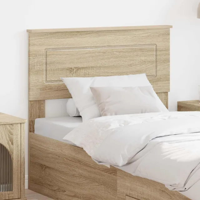 vidaXL Hoofdbord Sonoma Eiken Bewerkt hout Bruin