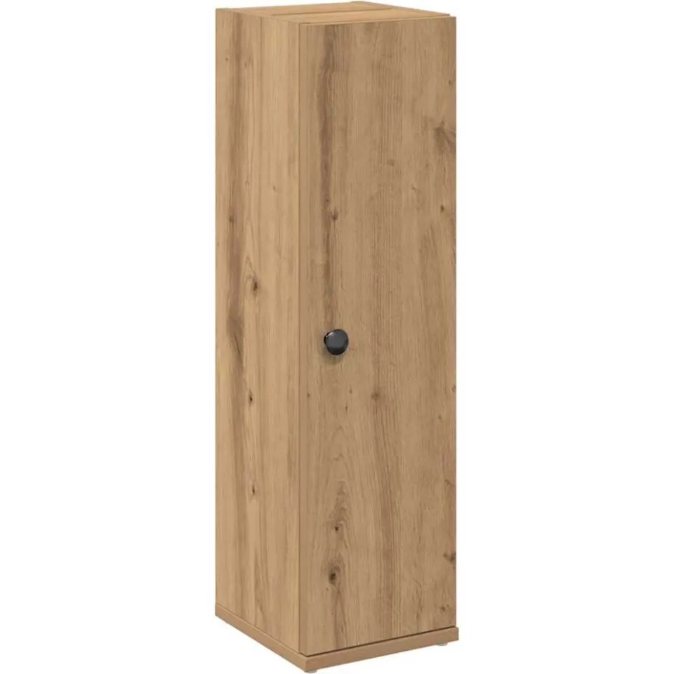 vidaXL Badkamerkast met rolhouder 20,5x22x72 cm artisanaal eikenkleur, foto 3