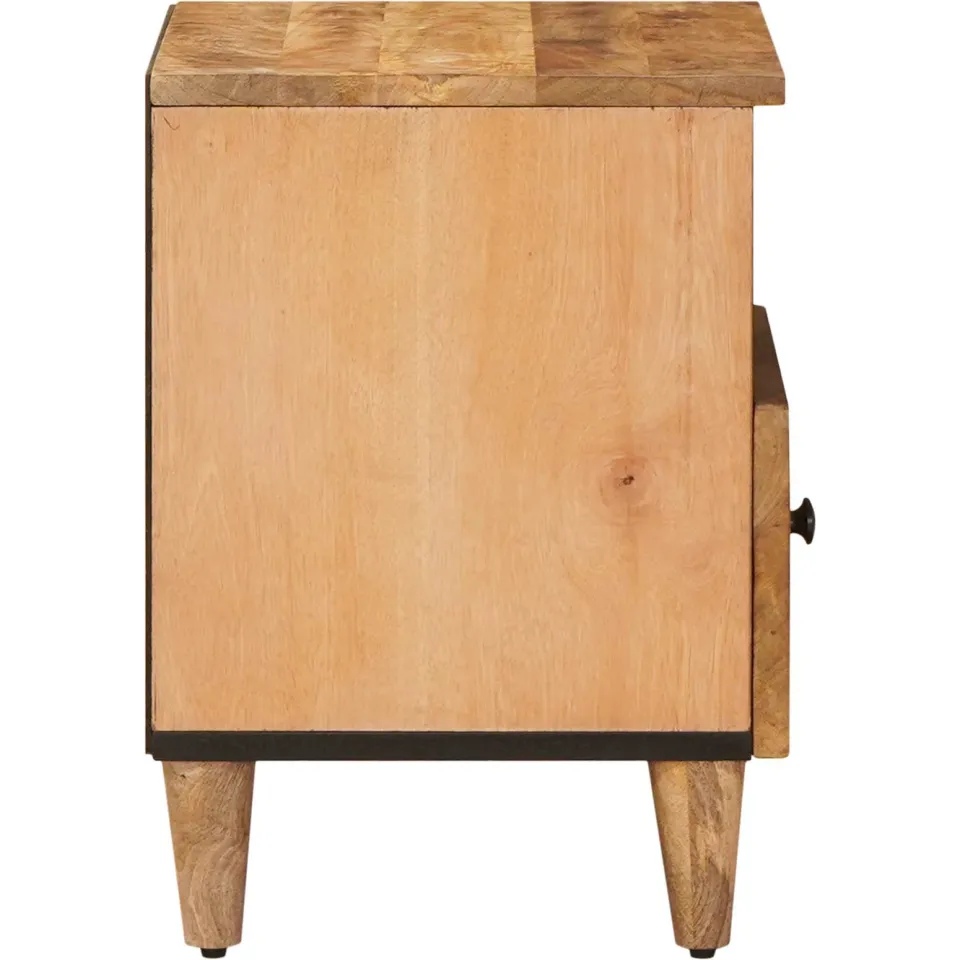 vidaXL Nachtkastje Bruin 50 x 33 x 60 cm Massief Mango Hout, foto 4