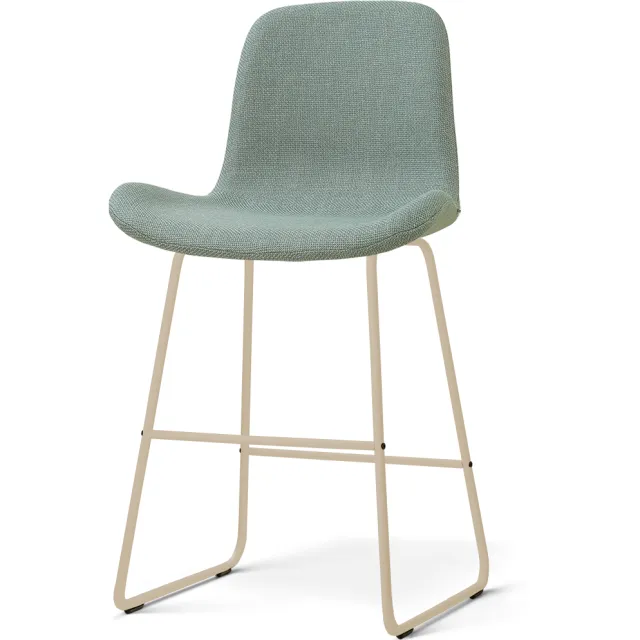 Nolon Nino-Fé barkruk saliegroen - beige onderstel - 65 cm