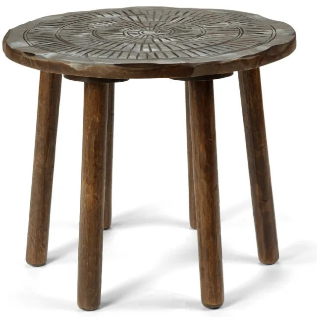 vtwonen bijzettafel dark wood Donkerbruin