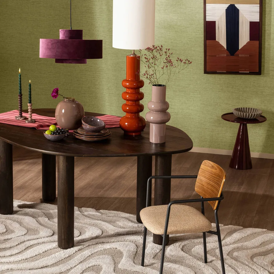 NOUS Living Nadin eetkamerstoel beige, foto 3