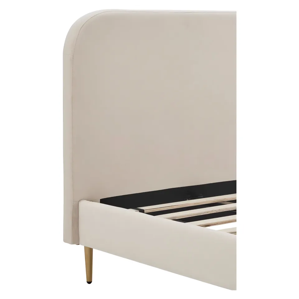 Artistiq Living Federico fluwelen bed beige, foto 5