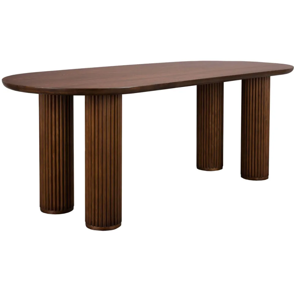 Dutchbone eetkamertafel Dean bruin, foto 3