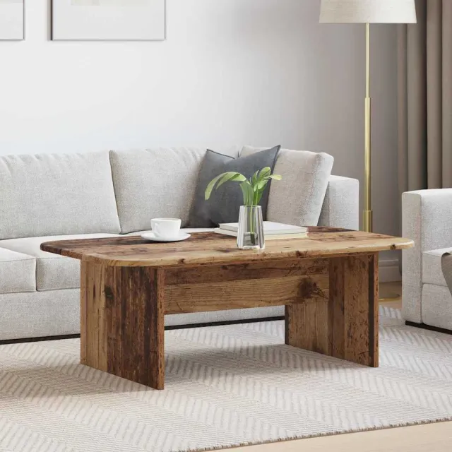 vidaXL Salontafel Oudhout 93 x 53 x 33 cm Bewerkt hout Bruin