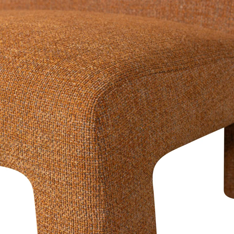 WOOOD Lavid Fauteuil - Polyester - Naturel - 73x74x84, foto 5