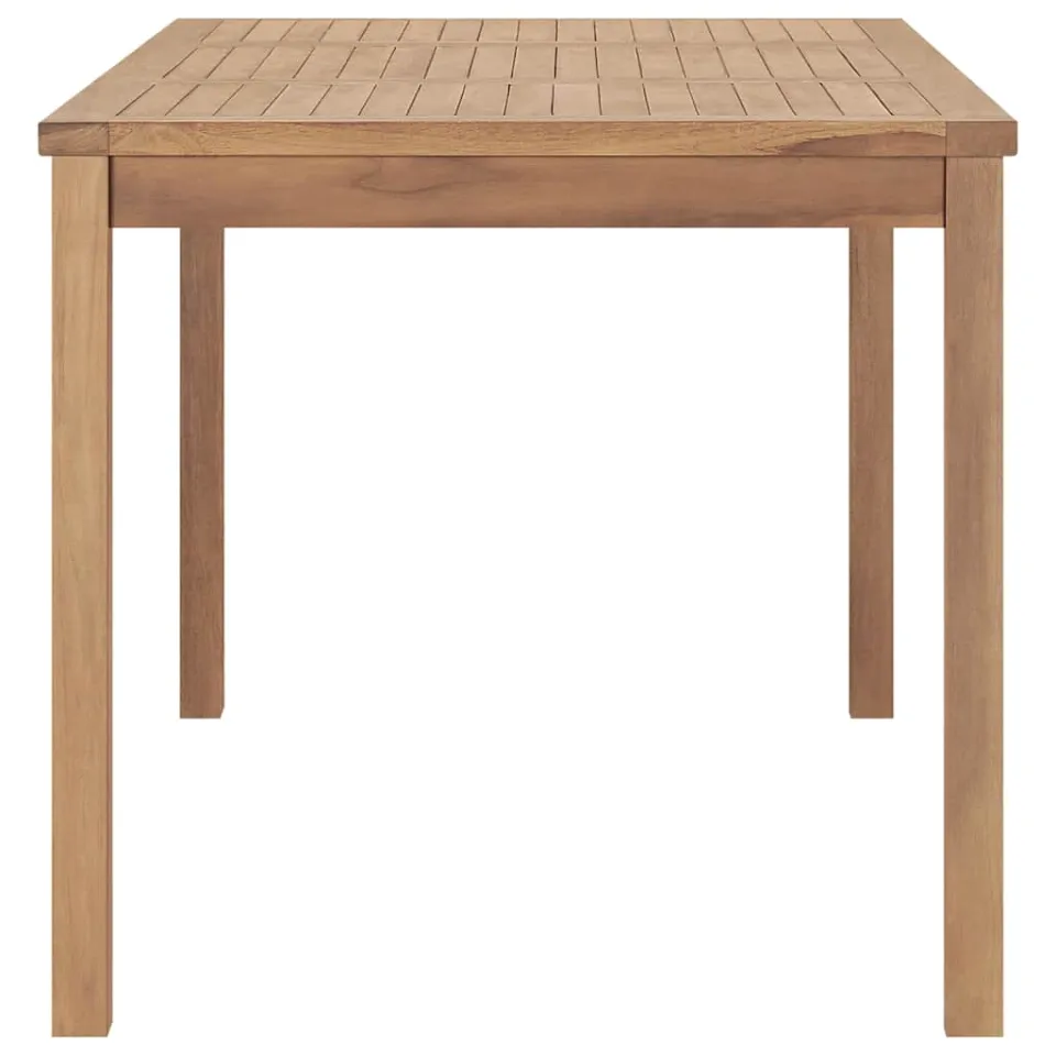 vidaXL Tuintafel 160x80x77 cm massief teakhout bruin, foto 3