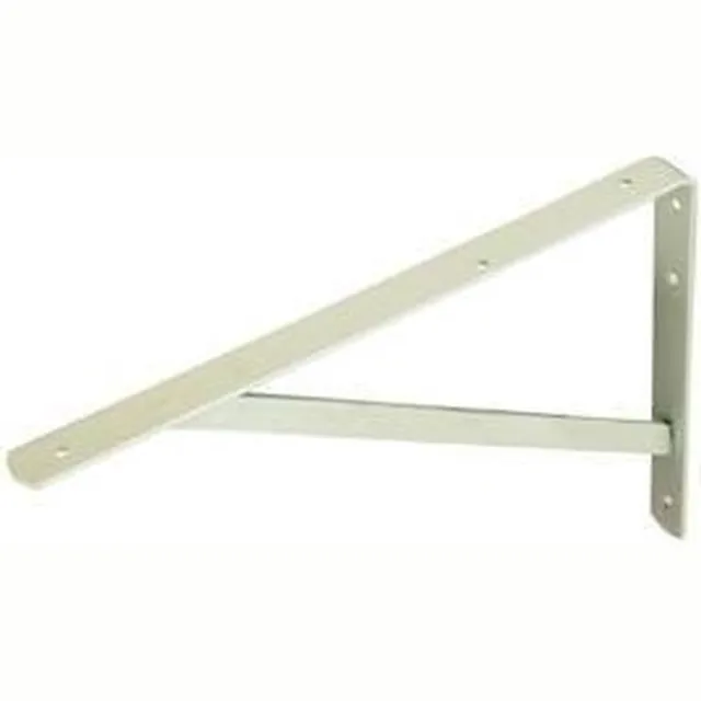 Wovar Plankdrager Wit Metaal 33 x 50 cm | Per Stuk