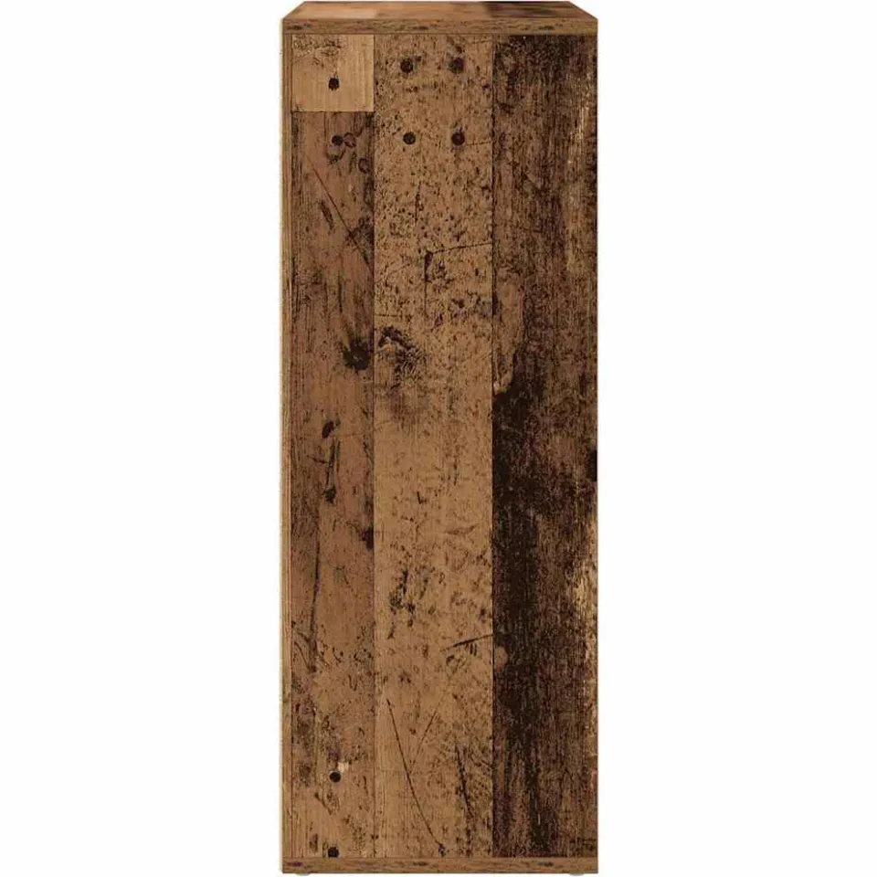vidaXL Dressoir Oudhout 60 x 31 x 84 cm Bewerkt hout bruin, foto 3