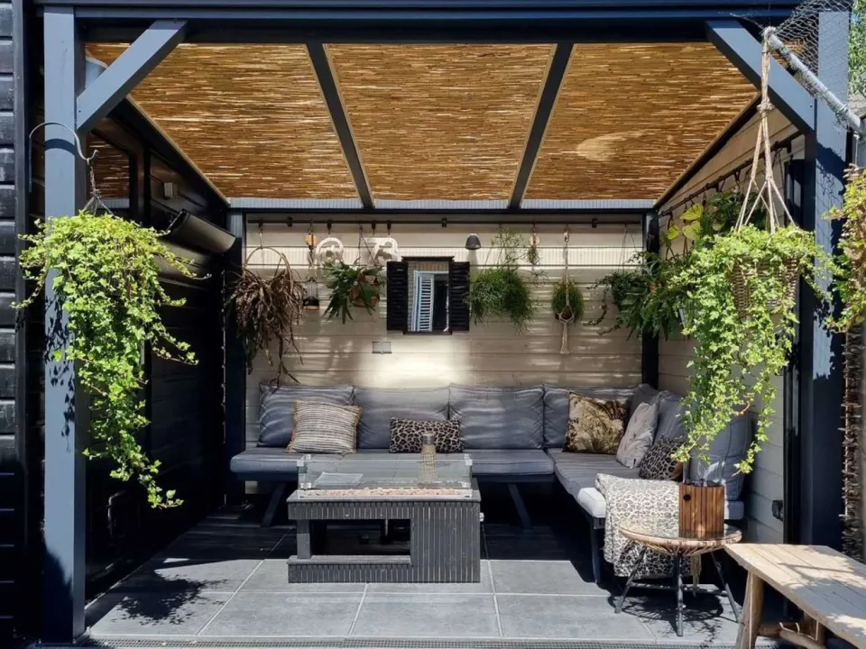 Forza Furniture Forza Vadena hoek loungeset 4-delig verstelbaar grijs, foto 3