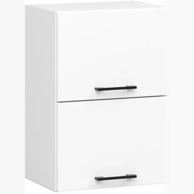 Akord Keukenkast modulaire OLIWIA W40 G2 H580 met 2 Deuren / Hangkast / Bovenkast / AKORD Furniture Factory / Wit / 40 x 58 x 30 cm