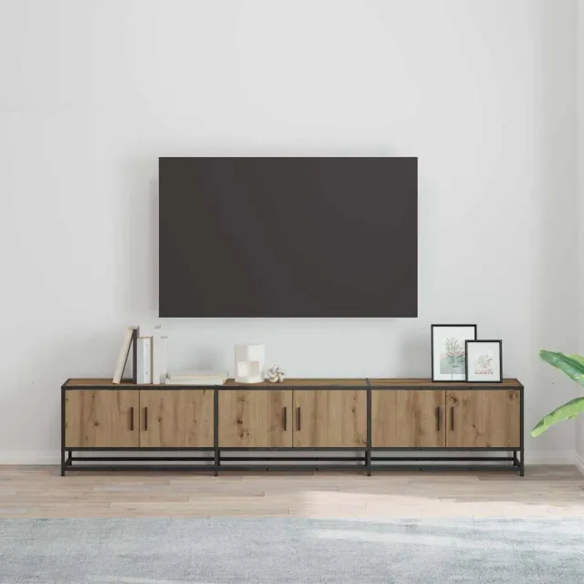 vidaXL TV Eenheden 210 x 35 x 41 cm Artisan Eiken, foto 2