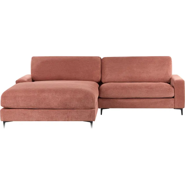Beliani MALOY - Hoekbank - Rood - Rechtszijdig - Polyester