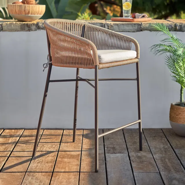 Kave Home Yanet barkruk beige, foto 2