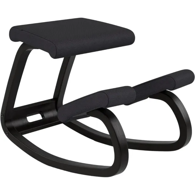 AMA Kniestoel - Bureaustoel - Ergonomische Bureaustoel - ‎72 x 52 x 51cm - ‎Zwart