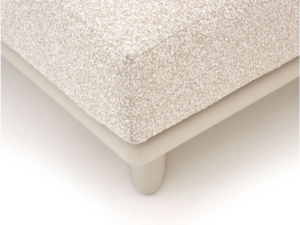 Bellagio tuinmeubelen Bellagio Battuello lounge voetenbank 81x81x46cm taupe, foto 4