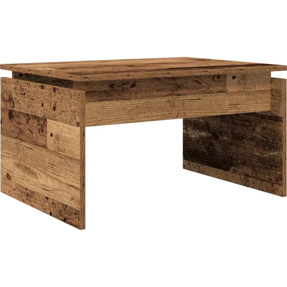 vidaXL Salontafel 68x50x38 cm bewerkt hout oud houtkleurig bruin, foto 3