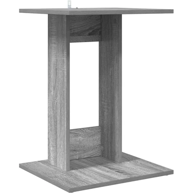 vidaXL Bijzettafel - Grijs - Sonoma - 45 - x - 40 - x - 62,5 - cm - Bewerkt - hout Grijs Sonoma