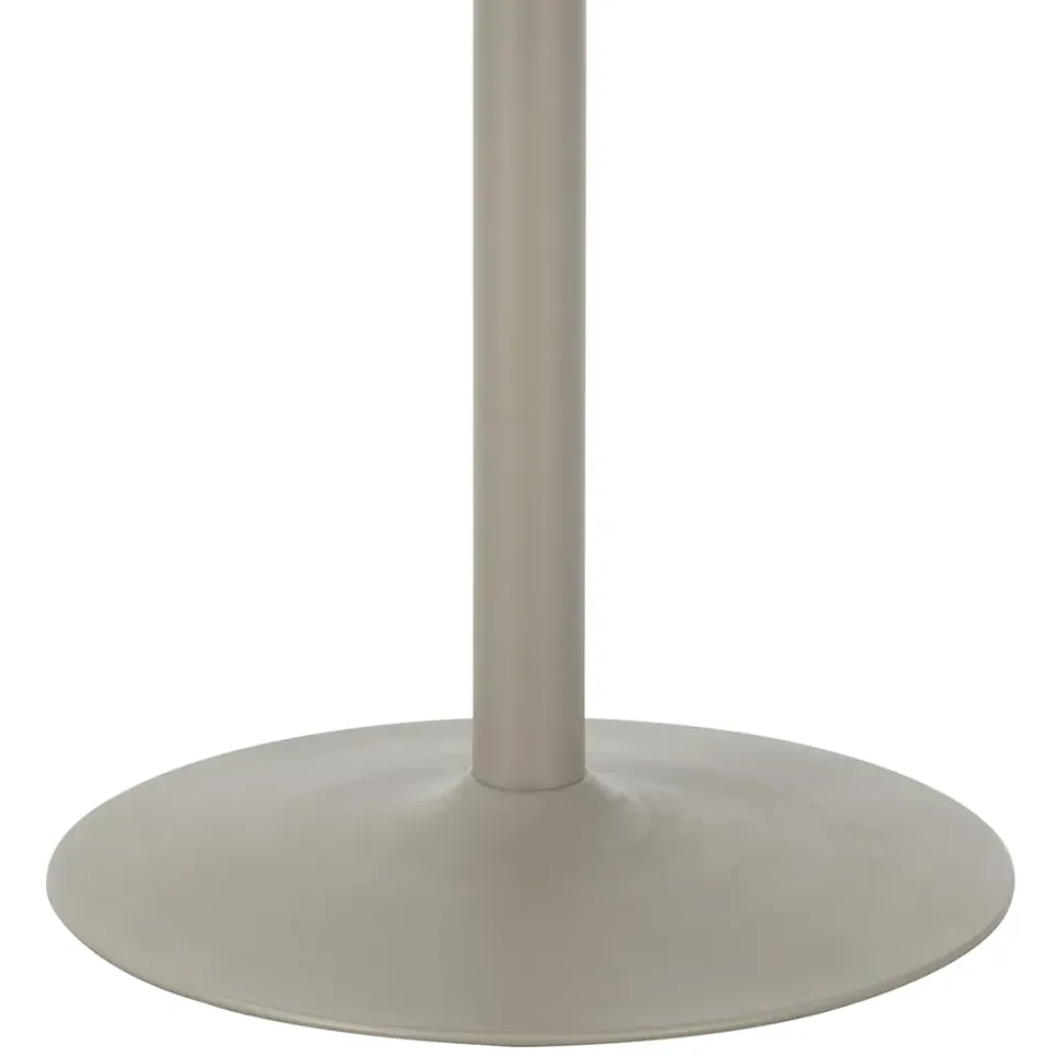 Artichok Richie houten eettafel beige - metalen onderstel - Ø120 cm, foto 3
