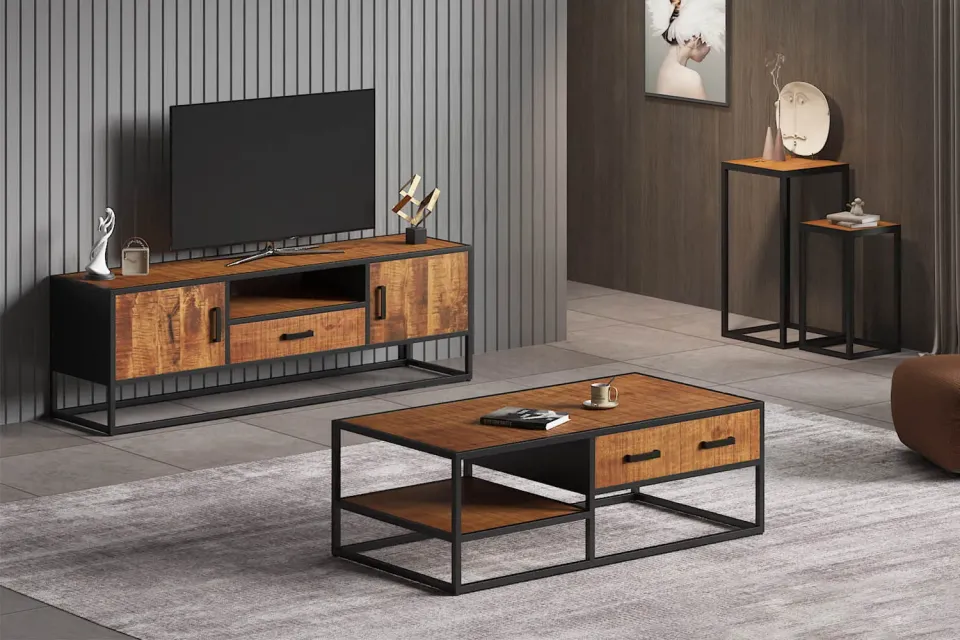salontafel Otis bruin, foto 4
