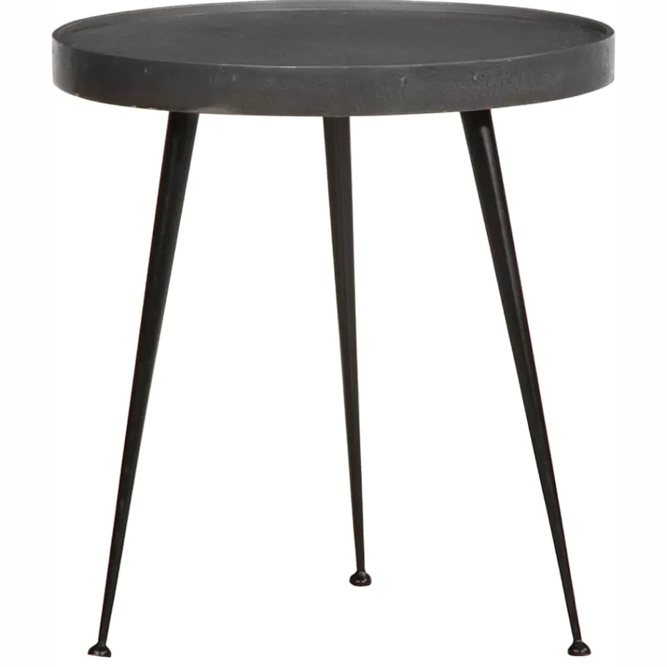 vidaXL Salontafel 2 stuks Zwart bewerkt hout, foto 4
