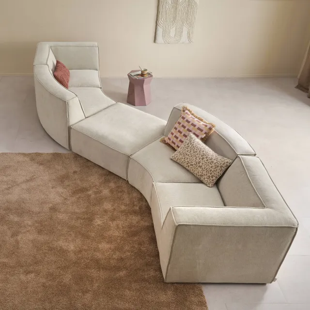 NOUS Living Newton 4-zitsbank beige, foto 2