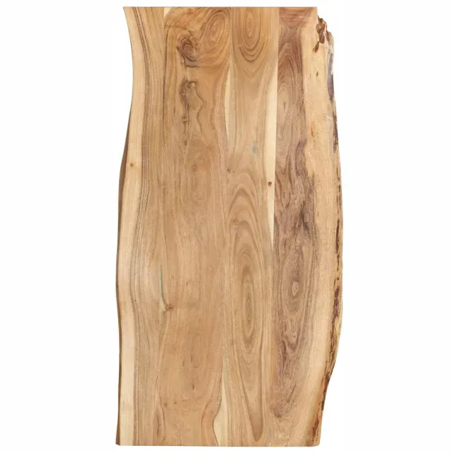vidaXL Tafelblad 118x(50-60)x2,5 cm massief acaciahout Bruin