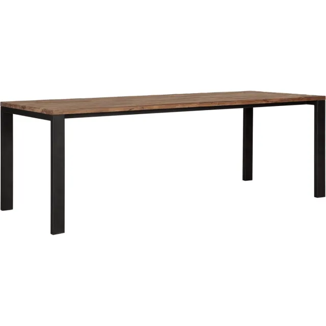 DTP Home Timeless Tracks eettafel rechthoekig teakhout naturel - 225 x 90 x 78 cm