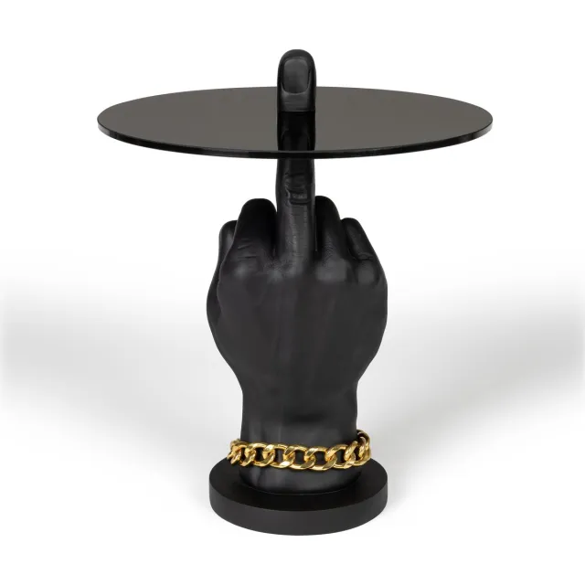 Bold Monkey Fother Mucker Bijzettafel Zwart
