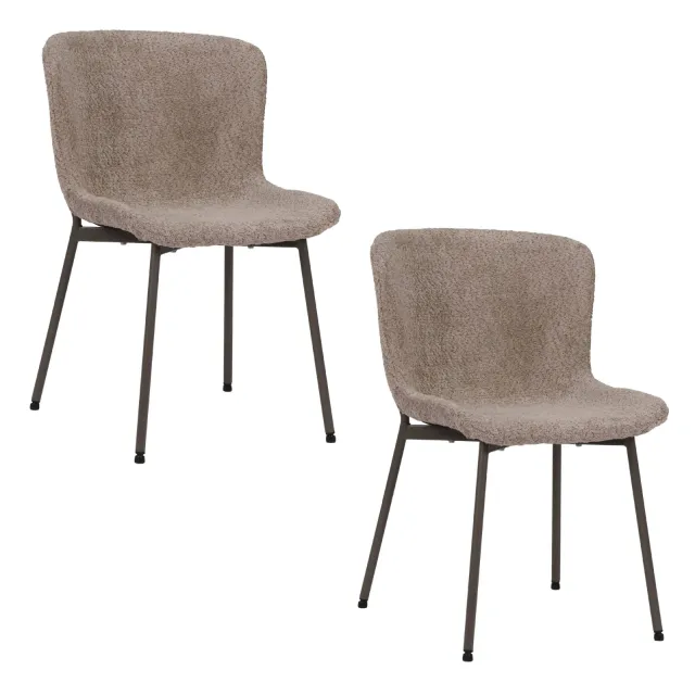 Housecraft Living Maryan eetkamerstoel taupe