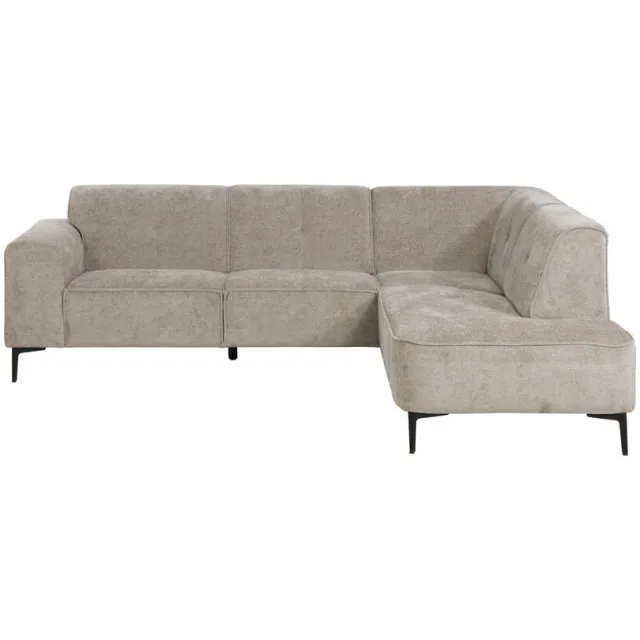 Kwantum Verona hoekbank rechts bruin Beige