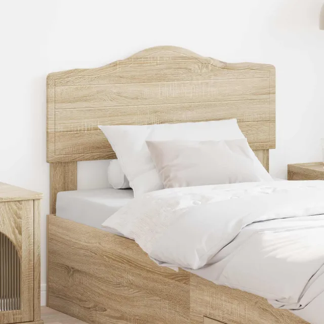 vidaXL Hoofdbord Sonoma Eiken Bewerkt hout Bruin