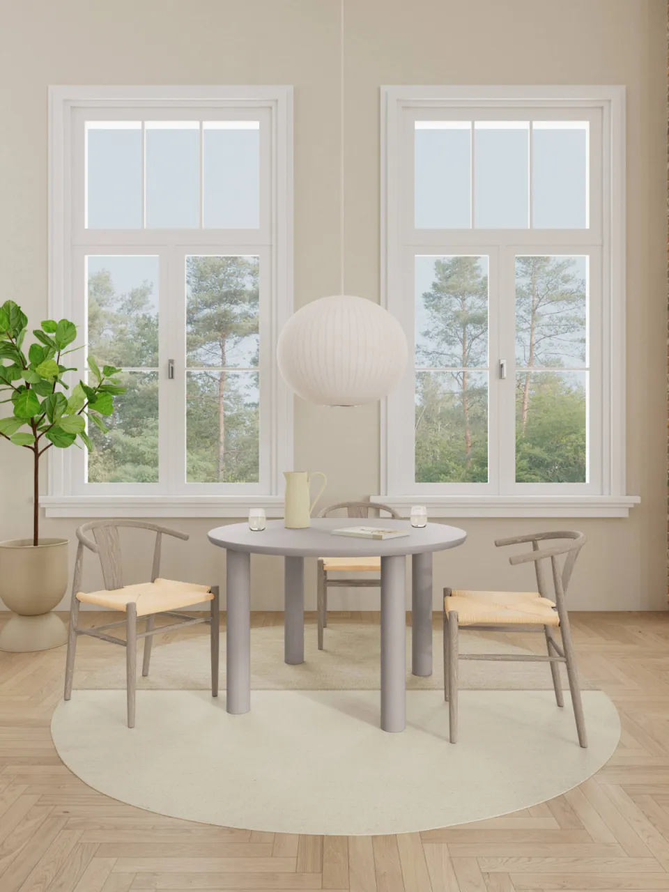 Wehkamp Home eetkamertafel Manou grijs, foto 5
