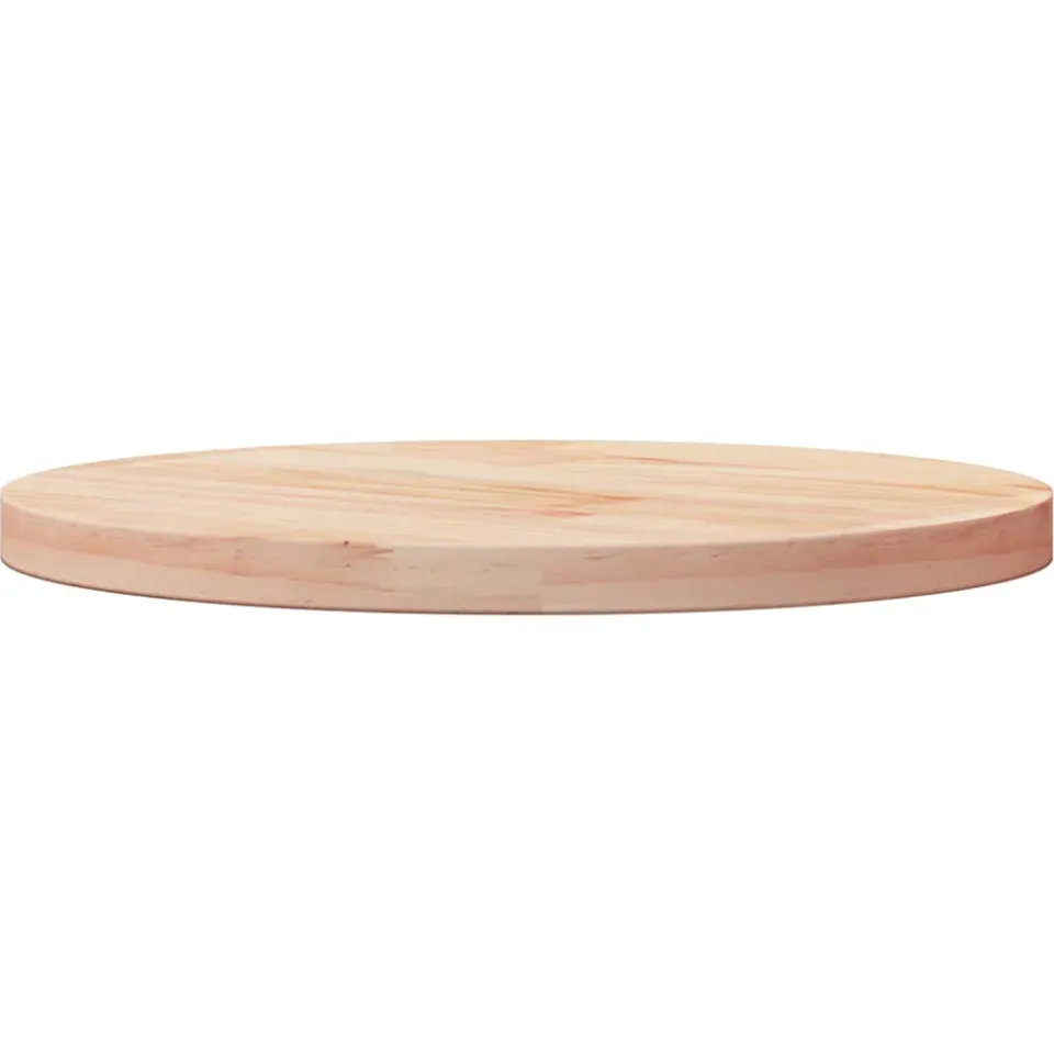 vidaXL Tafelblad Ø40x2,5 cm massief grenenhout bruin, foto 2